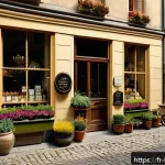 Home 23 룩셈부르크에서 쇼핑할 곳 - A charming narrow cobblestone street in Luxembourg City’s Old Town, lined with small artisan shops f...